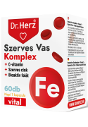  Dr. Herz szerves vas komplex +C-vitamin + szerves cink + bioaktv folt 60 db